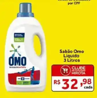Hirota Food Supermercado Sabão Omo Líquido oferta