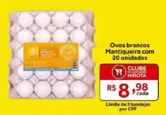 Hirota Food Supermercado Ovos brancos Mantiqueira oferta