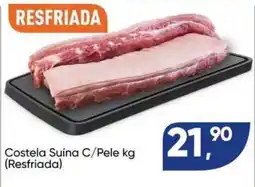 Imec Supermercados Costela Suína C/Pele kg oferta