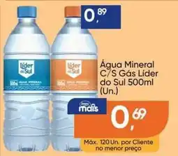 Imec Supermercados Água Mineral C/S Gás Líder do Sul oferta