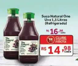 Hirota Food Supermercado Suco natural one uva 1,3 litros (refrigerado) oferta