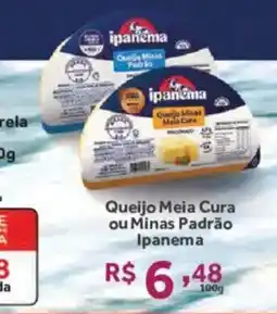Hirota Food Supermercado Queijo Meia Cura ou Minas Padrão Ipanema oferta