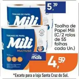 Imec Supermercados Toalha de Papel Mili oferta