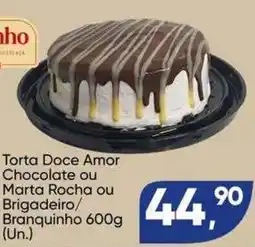 Imec Supermercados Torta doce amor chocolate ou martar rocha ou brigadeiro/branquinho oferta