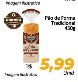Hiper Moreira Pão de forma tradicional oferta