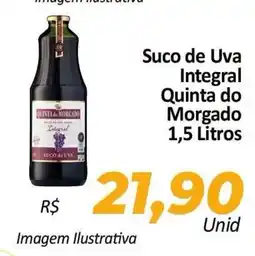 Hiper Moreira Suco de Uva Integral Quinta do Morgado oferta