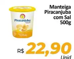 Hiper Moreira Manteiga piracanjuba com sal oferta