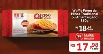 Hirota Food Supermercado Waffle forno de minas tradicional ou amanteigado oferta