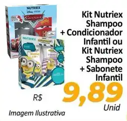 Hiper Moreira Kit Nutriex Shampoo + Condicionador Infantil ou Kit Nutriex Shampoo + Sabonete Infantil oferta