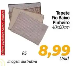 Hiper Moreira Tapete Fio Baixo Pinheiro oferta