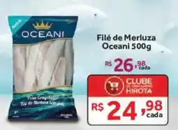 Hirota Food Supermercado Filé de Merluza Oceani oferta