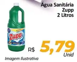 Hiper Moreira Água Sanitária Zupp oferta