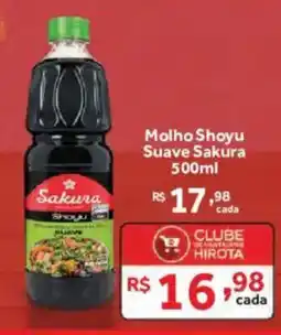 Hirota Food Supermercado Molho shoyu suave sakura oferta