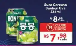 Hirota Food Supermercado Suco Coreano Bonbon Uva oferta