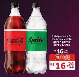 Hirota Food Supermercado Refrigerante Bi Pack Coca Cola Zero + Sprite Zero oferta