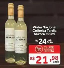 Hirota Food Supermercado Vinho Nacional Colheita Tardia Aurora oferta