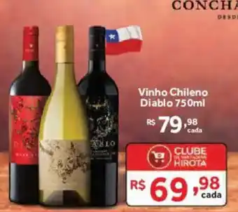 Hirota Food Supermercado Vinho Chileno Diablo oferta