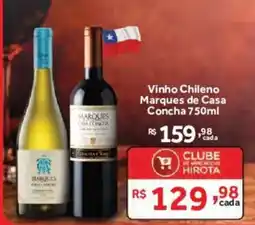 Hirota Food Supermercado Vinho chileno marques de casa concha oferta