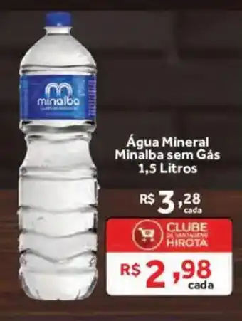 Hirota Food Supermercado Água Mineral Minalba sem Gás oferta