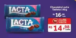 Hirota Food Supermercado Chocolate lacta ao leite oferta