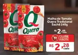 Hirota Food Supermercado Molho de Tomate Quero Tradicional oferta