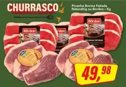 Rede Supermarket Picanha Bovina Fatiada oferta