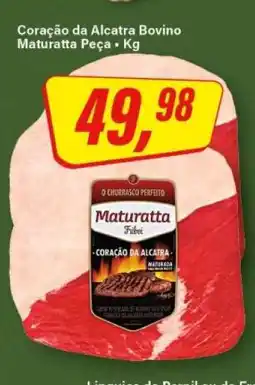 Rede Supermarket Coração da Alcatra Bovino Maturatta Peça oferta