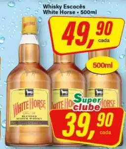 Rede Supermarket Whisky Escocês White Horse - 500ml oferta