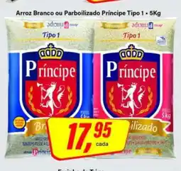 Rede Supermarket Arroz Branco ou Parboilizado Príncipe Tipo 1 - 5Kg oferta