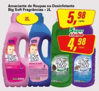 Rede Supermarket Amaciante de Roupas ou Desinfetante Big Soft Fragrâncias oferta