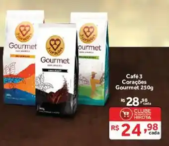Hirota Food Supermercado Café 3 Corações Gourmet oferta