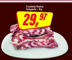 Rede Supermarket Costela suína oferta