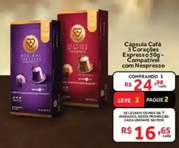 Hirota Food Supermercado Cápsula Café 3 Corações Expresso oferta
