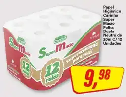 Rede Supermarket Papel Higiênico Carinho Super Macio oferta