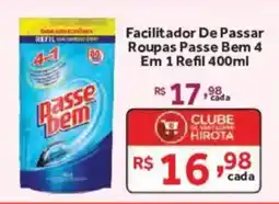 Hirota Food Supermercado Facilitador de passar roupas passe bem 4 oferta
