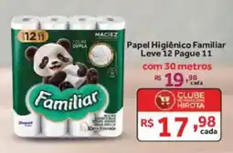 Hirota Food Supermercado Papel Higiênico Familiar oferta