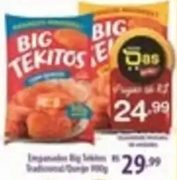 Rede DAS Empanadas big tekitos tradicional/queijo oferta