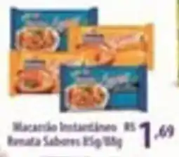 Rede DAS Macarrão instantâneo renata sabores oferta