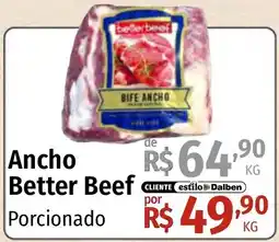 Supermercado Dalben Ancho Better Beef Porcionado oferta
