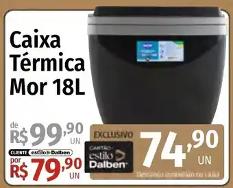 Supermercado Dalben Caixa Térmica Mor 18L oferta