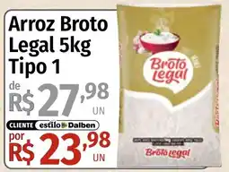 Supermercado Dalben Arroz broto legal tipo 1 oferta