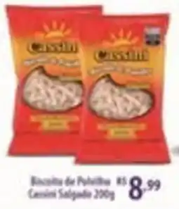 Rede DAS Biscoita de Polvilho Cassini Salgado oferta