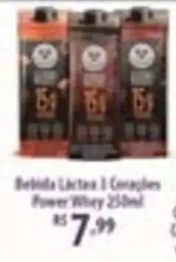 Rede DAS Bebida Láctea 3 Côcoções Power Whey oferta