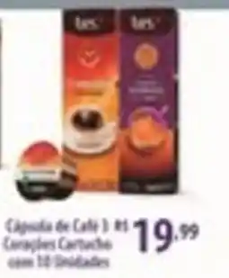 Rede DAS Cápsula de Café 3 Corações Cartucho oferta