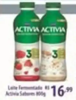 Rede DAS Leite fermentado activia sabores oferta