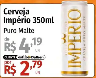 Supermercado Dalben Cerveja Império Puro Malte oferta