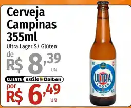 Supermercado Dalben Cerveja Campinas Ultra Lager S/ Glúten oferta