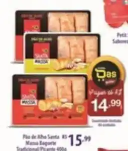 Rede DAS Pão de Alho Santa Massa Baguete oferta