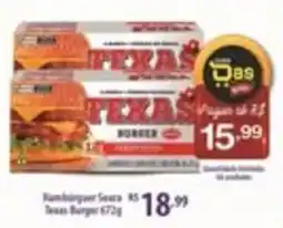 Rede DAS Hambúrguer Seara Texas Burger oferta