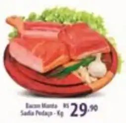 Rede DAS Bacon Manta Sadia Pedaço oferta